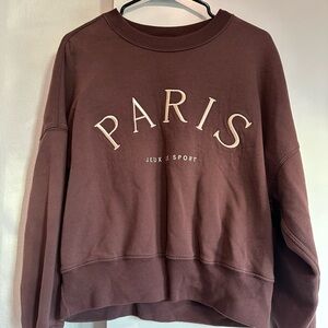 Abercrombie & Fitch Brown Paris Sweatshirt